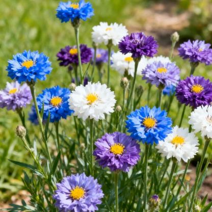 🌸 Premium Hardy Cornflower Seeds – Easy-Growing Garden Blooms