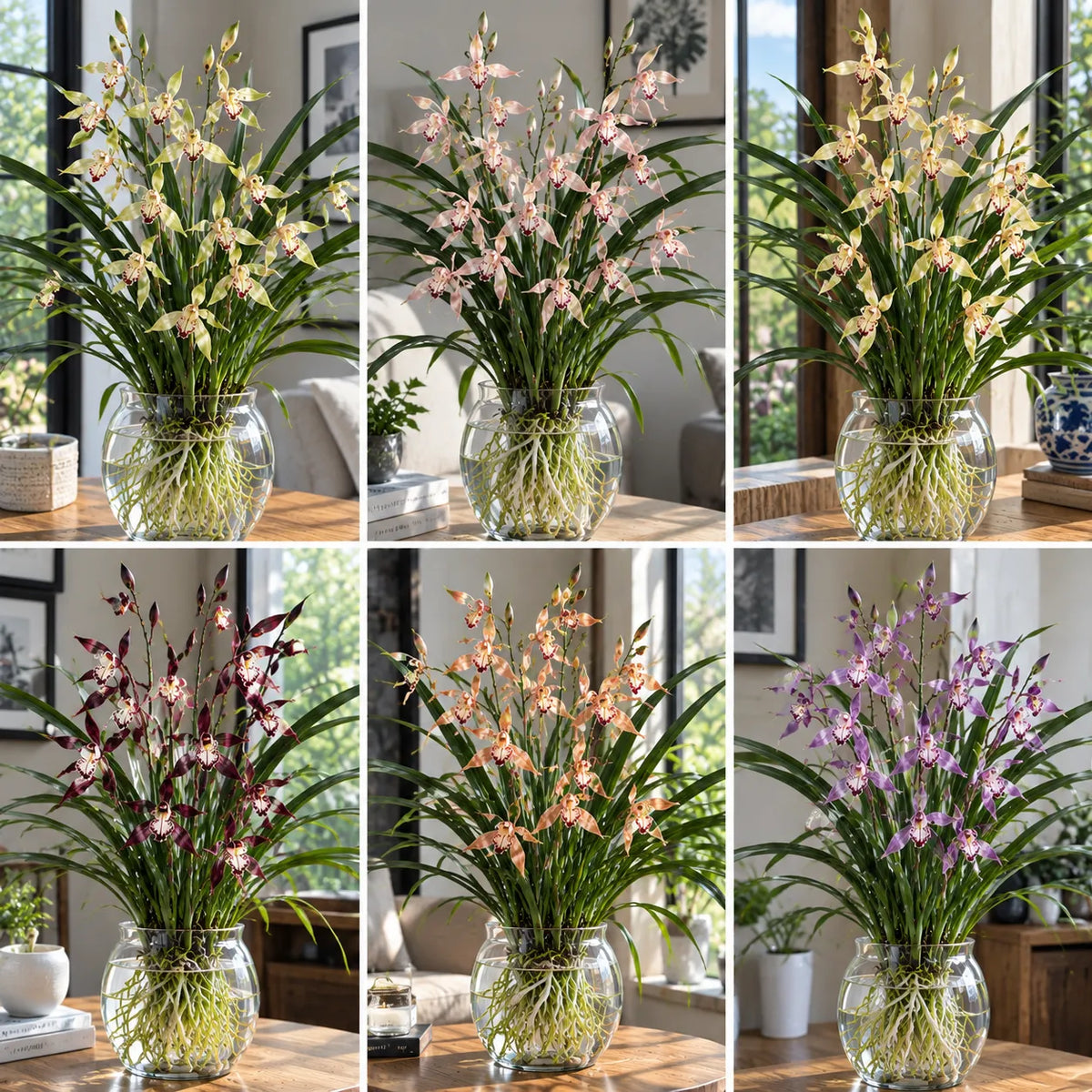 🌸 Rare Hydroponic Dancing Orchid Bulbs – Elegant Blooms Grown Beautifully in Water