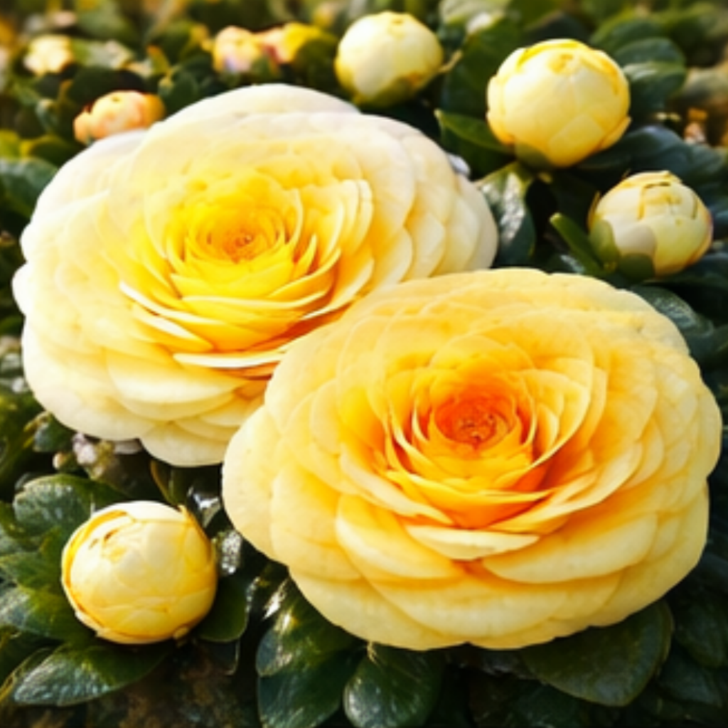 ✨Fragrant Double-Flowered✨ Camellia Seeds🌼