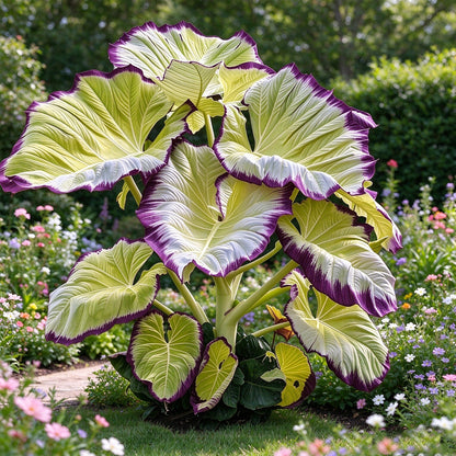 🎊 Giant Caladium Bulbs – Exotic Multicolor Foliage That Brightens Any Garden