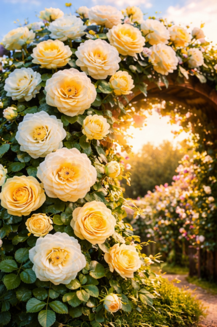🌹Climbing Rose Seeds🌹 - Growing Floral Cascade💐