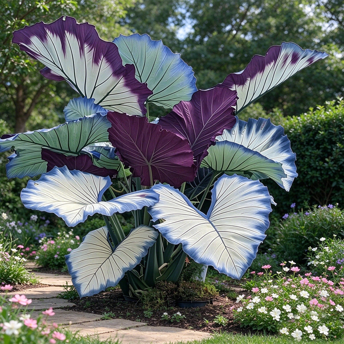 🎊 Giant Caladium Bulbs – Exotic Multicolor Foliage That Brightens Any Garden