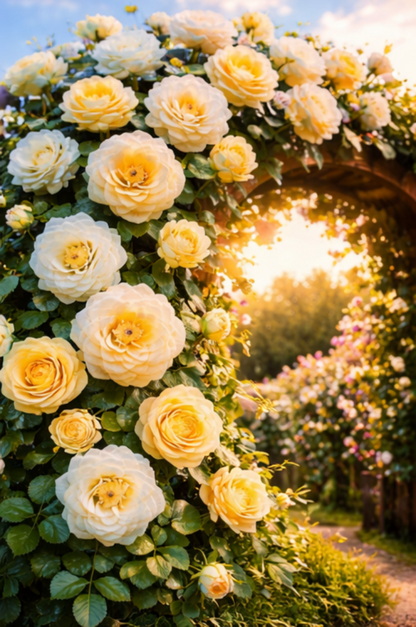 🌹Climbing Rose Seeds🌹 - Growing Floral Cascade💐