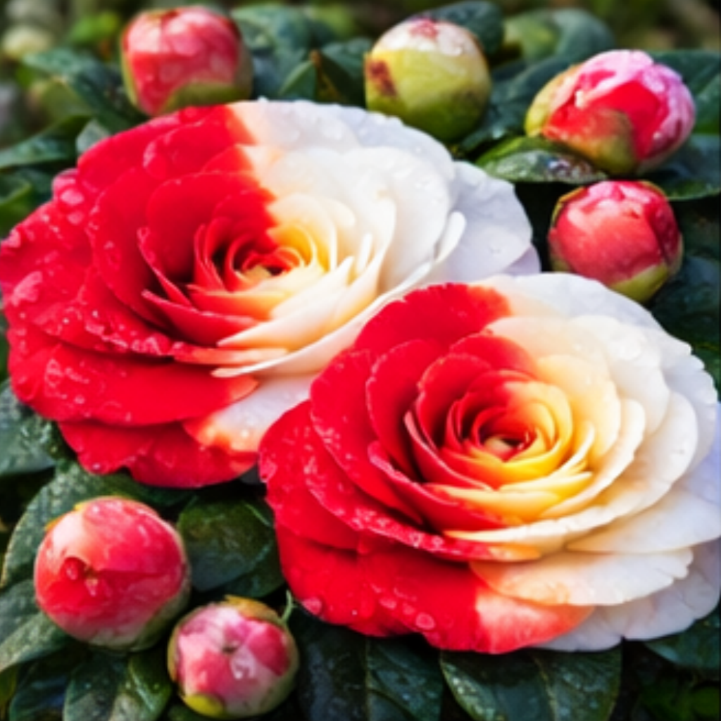 ✨Fragrant Double-Flowered✨ Camellia Seeds🌼