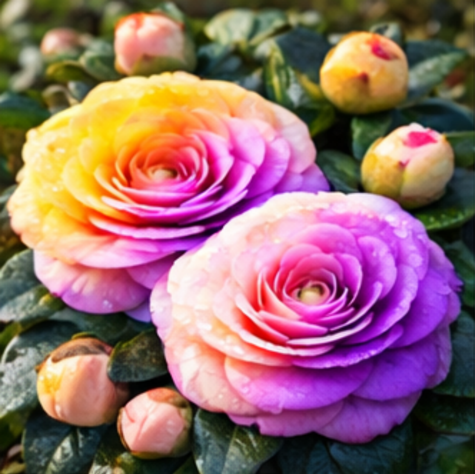 ✨Fragrant Double-Flowered✨ Camellia Seeds🌼