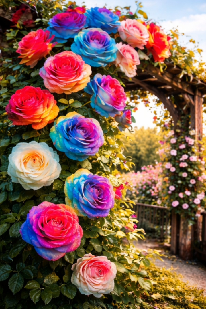 🌹Climbing Rose Seeds🌹 - Growing Floral Cascade💐