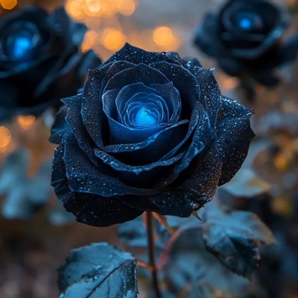 ❤️‍🔥🏘️Higher Quality -💙Rare Black Blue Rose Flower Seeds