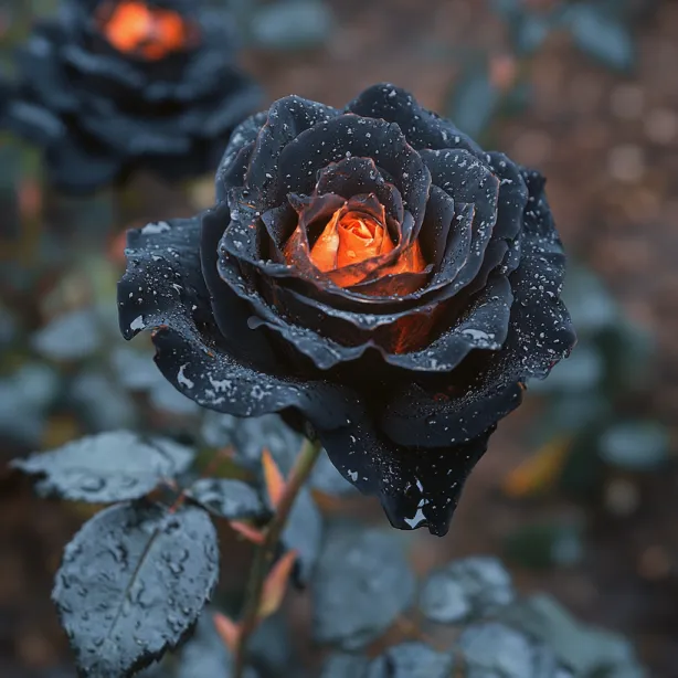 ❤️‍🔥🏘️Higher Quality -💙Rare Black Blue Rose Flower Seeds
