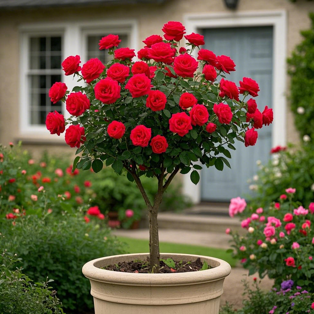 Lollipop Rose 🌺🍭 Perfect Garden Plant