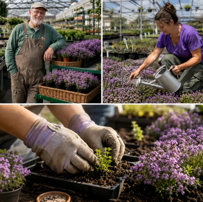 💐 Creeping Thyme Seeds – Vibrant Multi-Color Blooms & Natural Ground Cover