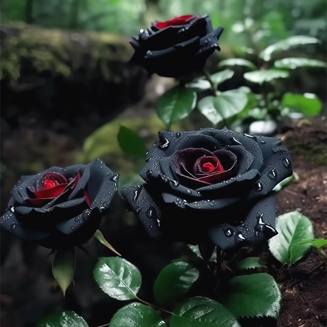 Rare Black And Red Rosehip Seeds