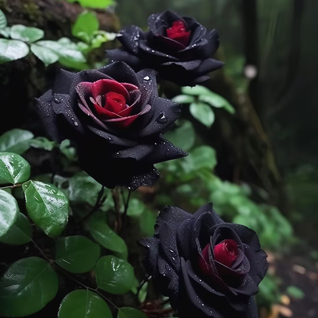 Rare Black And Red Rosehip Seeds