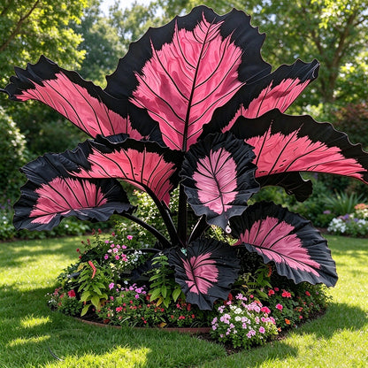 🎊 Giant Caladium Bulbs – Exotic Multicolor Foliage That Brightens Any Garden