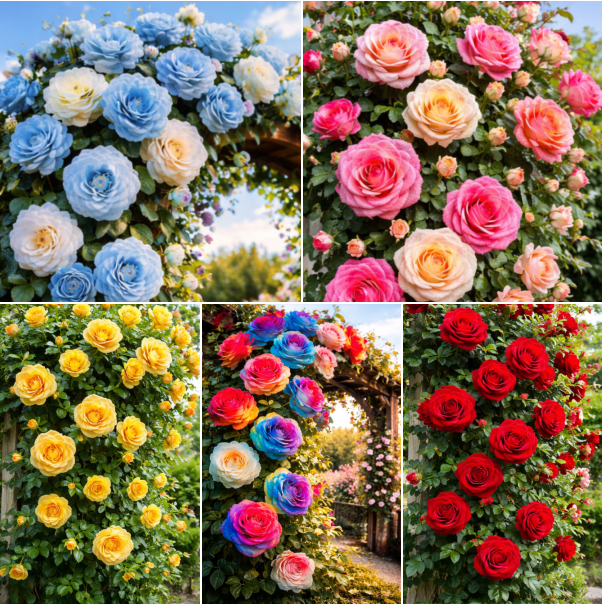 🌹Climbing Rose Seeds🌹 - Growing Floral Cascade💐