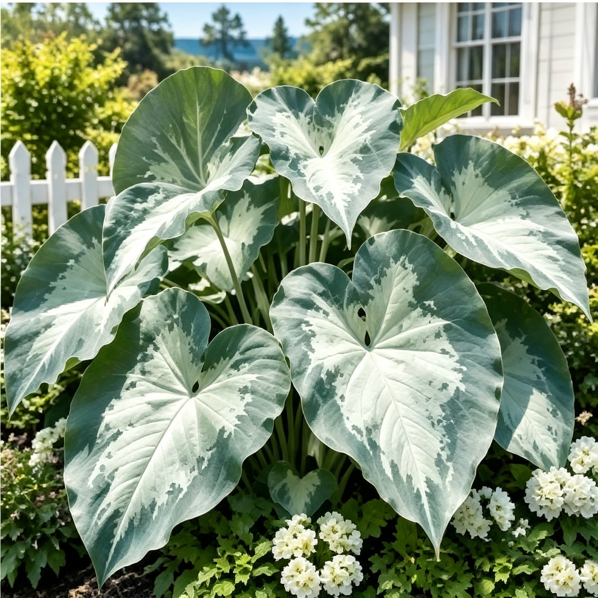 💖 Rainbow Beauty Caladium Bulbs – Lush Multicolor Leaves for a Dreamy Garden