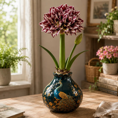 🔥 No Soil! No Water! Just Blooms! 🌺 Watch These Waxed Amaryllis Bulbs Come to Life!
