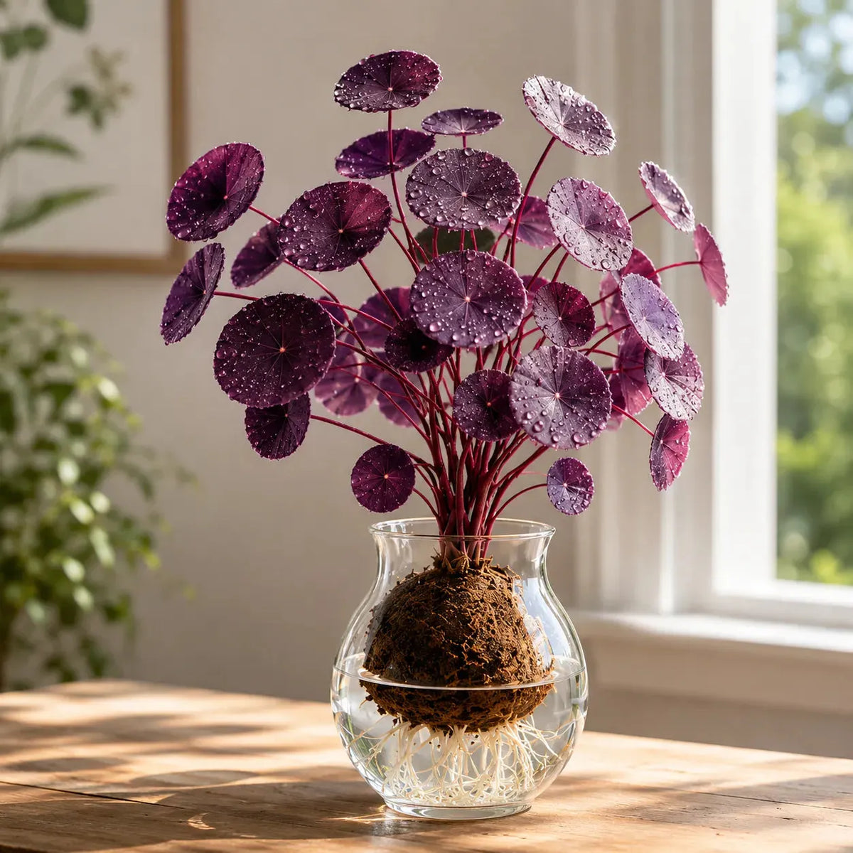 🎈🪴 Red Rattan Stephania Erecta – The Ultimate Low-Maintenance Houseplant🌿