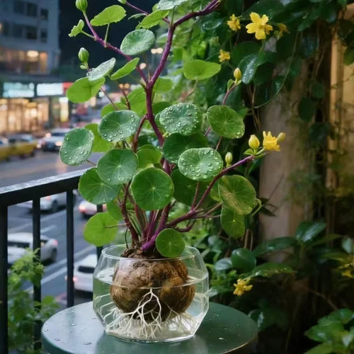 🎈🪴 Red Rattan Stephania Erecta – The Ultimate Low-Maintenance Houseplant🌿