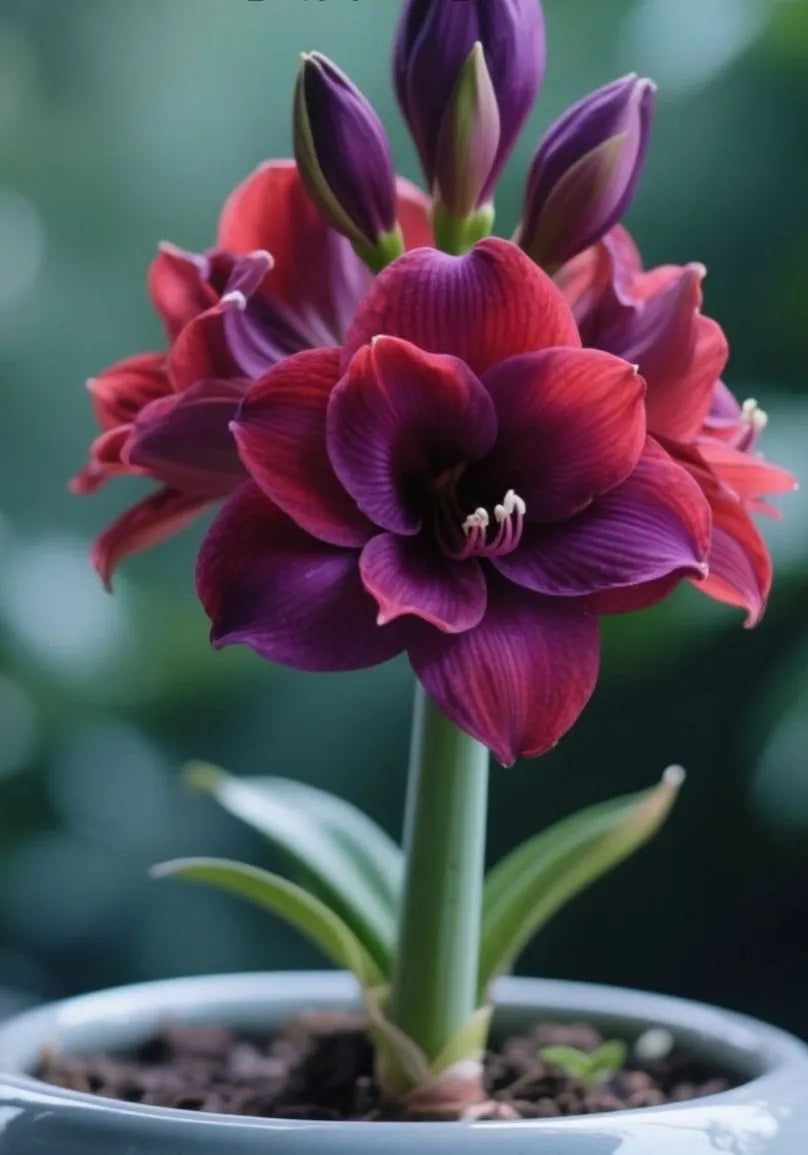 🌺Double-Petaled Perfume Amaryllis Bulbs – The Queen of Flowers 🌺