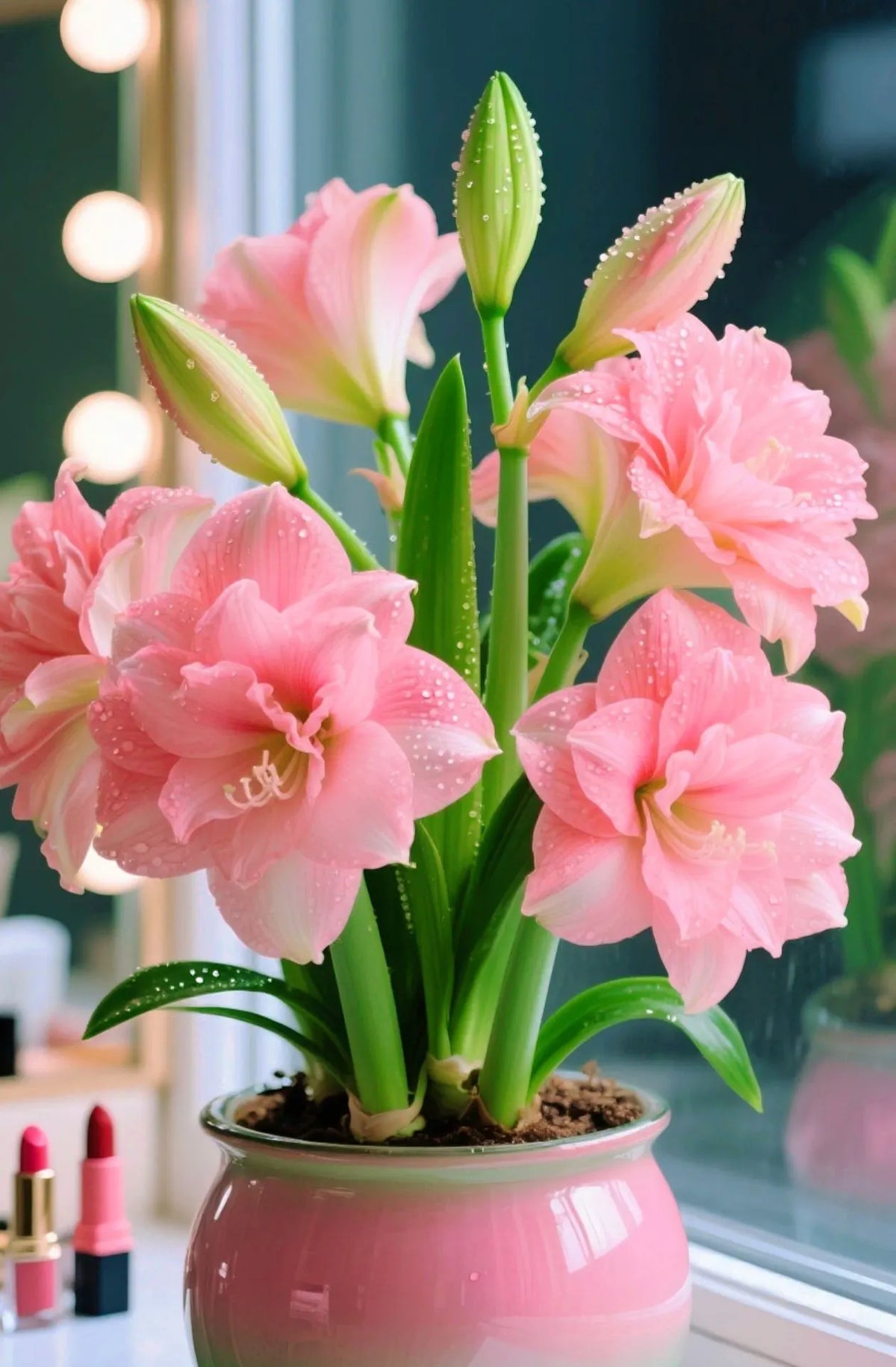 🌺Double-Petaled Perfume Amaryllis Bulbs – The Queen of Flowers 🌺