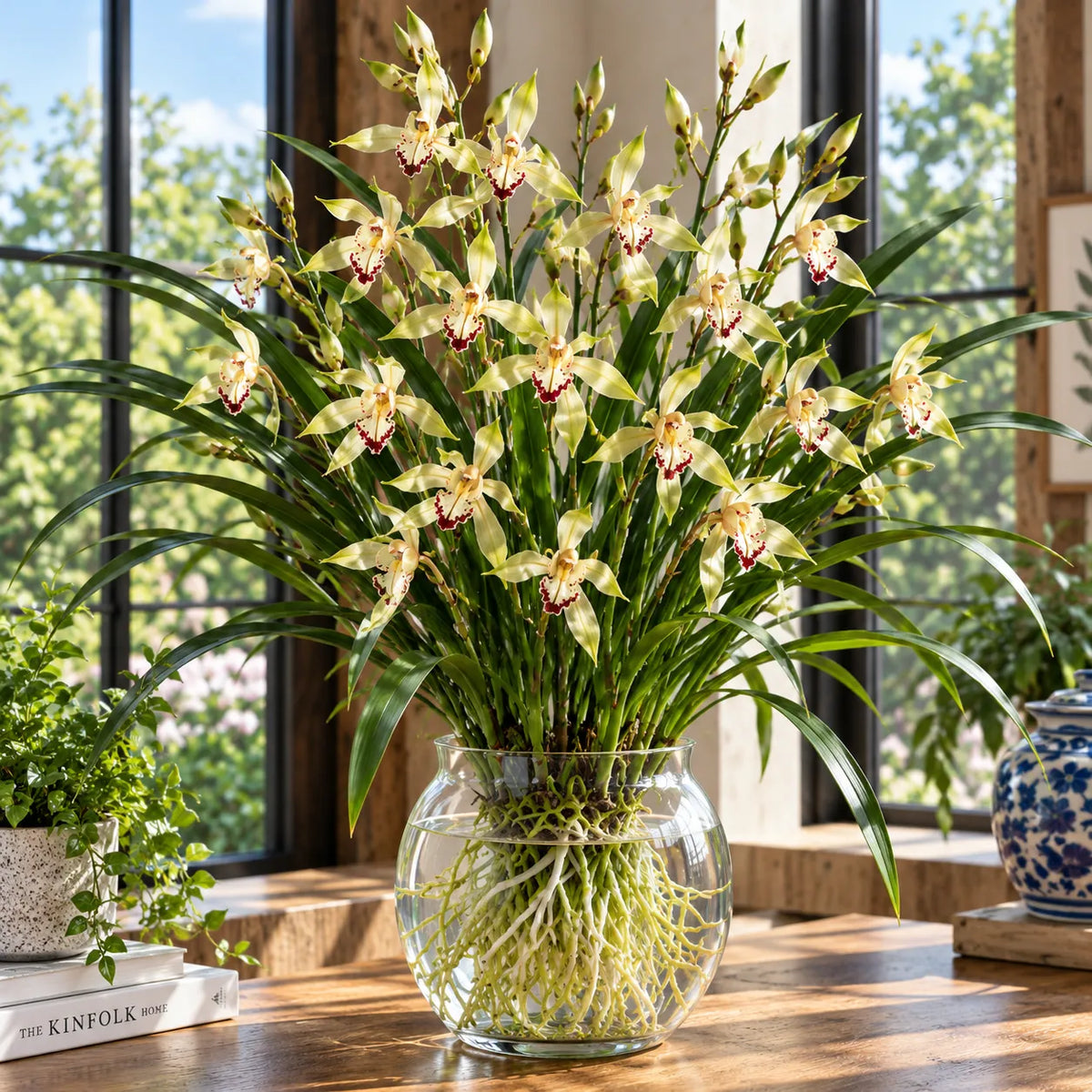 🌸 Rare Hydroponic Dancing Orchid Bulbs – Elegant Blooms Grown Beautifully in Water