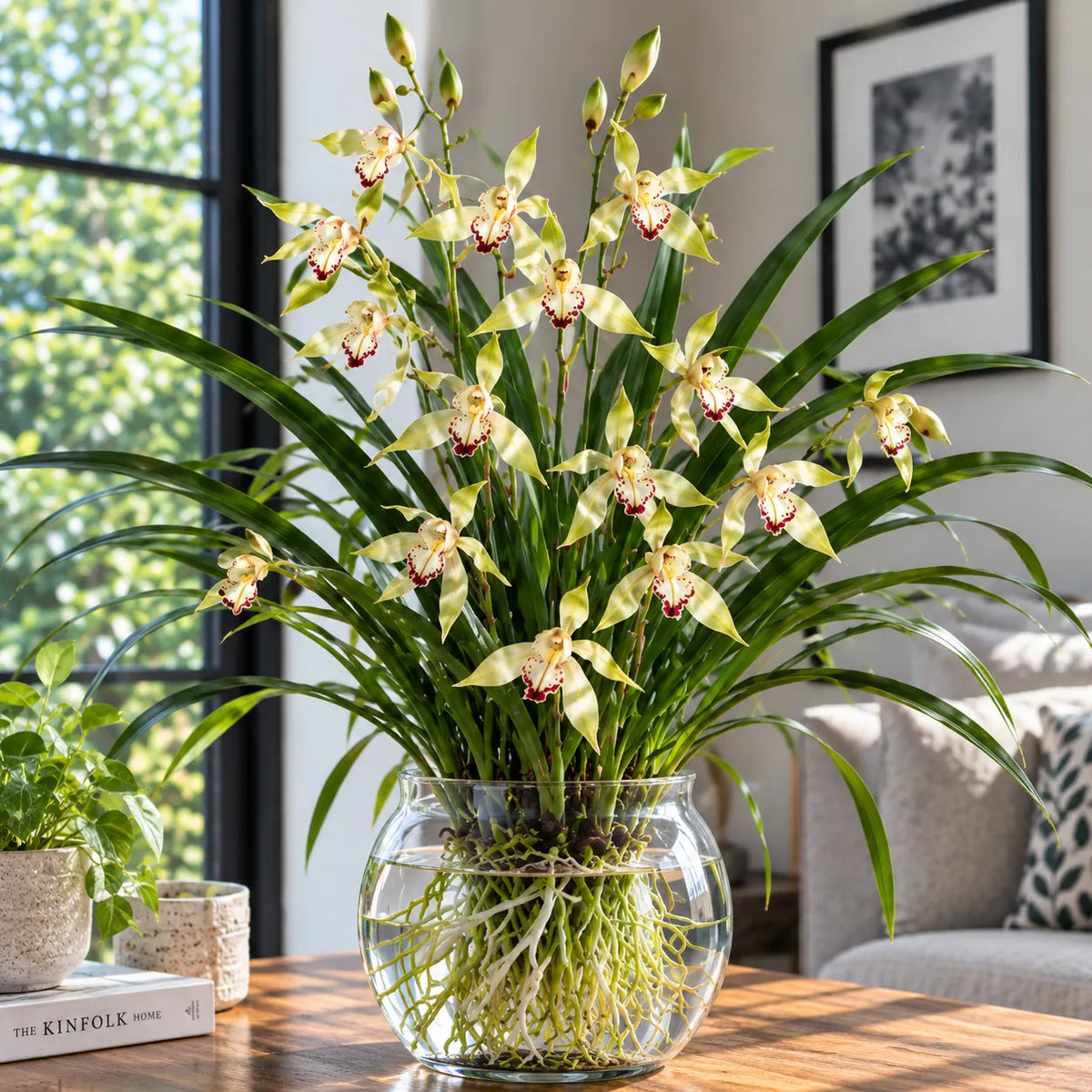 🌸 Rare Hydroponic Dancing Orchid Bulbs – Elegant Blooms Grown Beautifully in Water