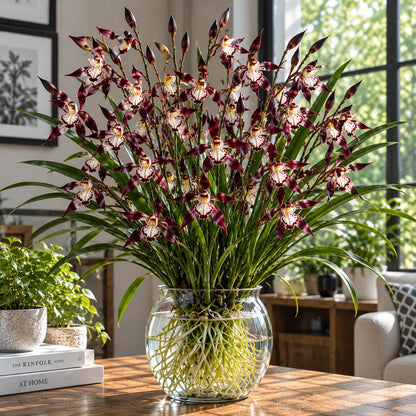🌸 Rare Hydroponic Dancing Orchid Bulbs – Elegant Blooms Grown Beautifully in Water