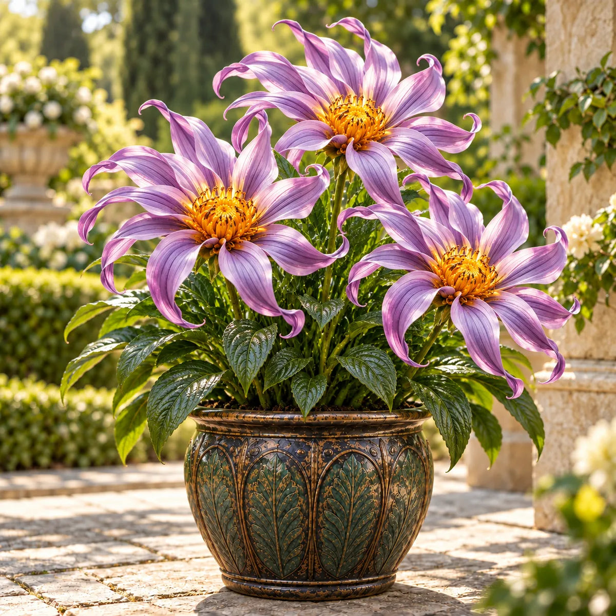🌸 Giant Ribbon Lily Bulbs– Spectacular Curled Blooms for Water & Soil!