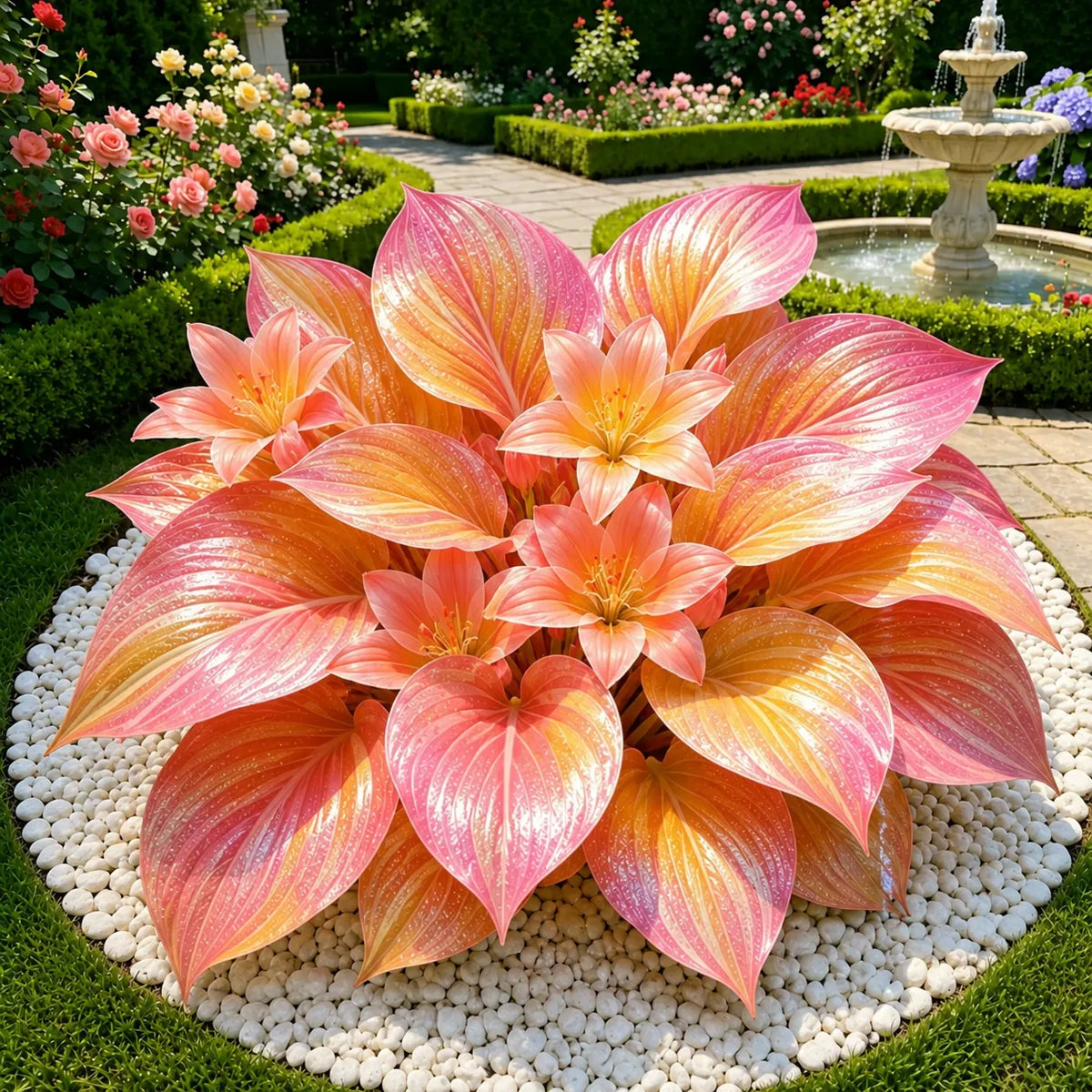 🌸Flowering Hosta bulbs – with shimmering leaves, create an elegant, shady garden 🌿