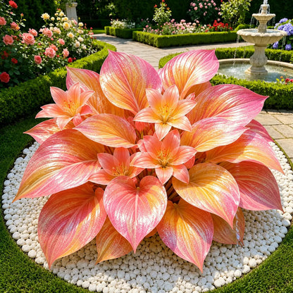🌸Flowering Hosta bulbs – with shimmering leaves, create an elegant, shady garden 🌿