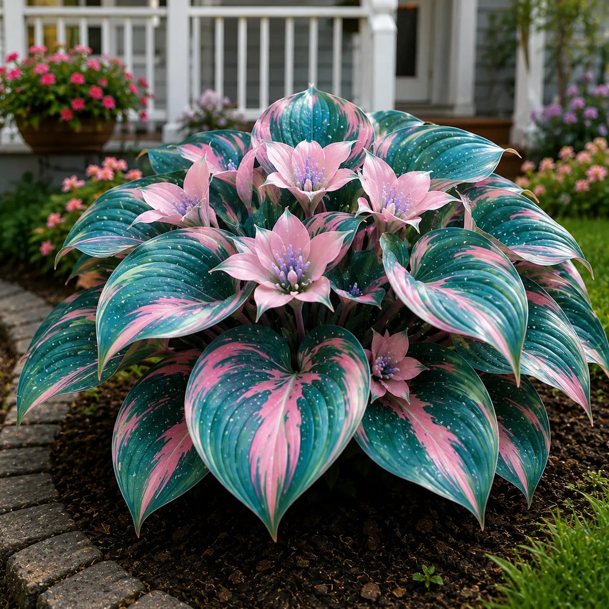 🌸Flowering Hosta bulbs – with shimmering leaves, create an elegant, shady garden 🌿