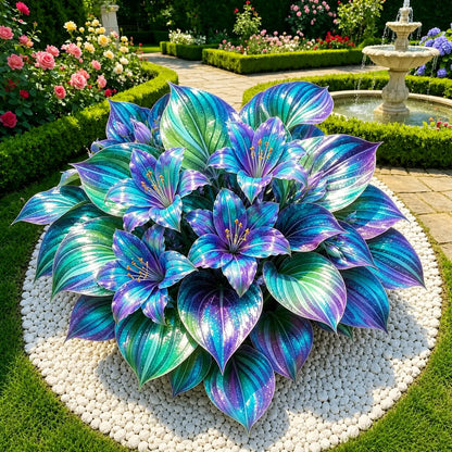 🌸Flowering Hosta bulbs – with shimmering leaves, create an elegant, shady garden 🌿