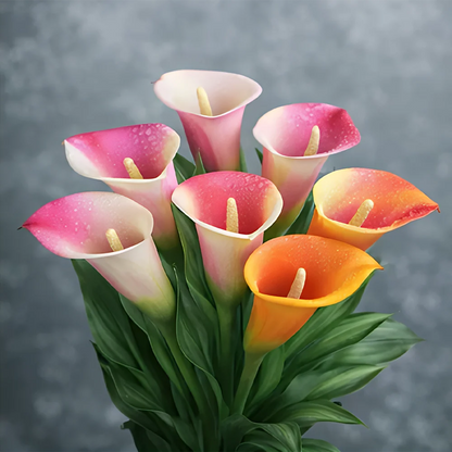 🌈✨ Mystical Aurora Calla Lily — Rare & Elegant Blooms