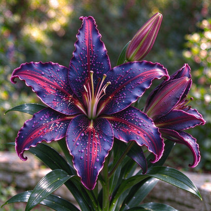 🌟 Rare Starfish Lily Bulbs – Stunning Multicolor Star-Shaped Blooms