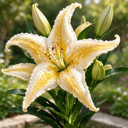 🌟 Rare Starfish Lily Bulbs – Stunning Multicolor Star-Shaped Blooms