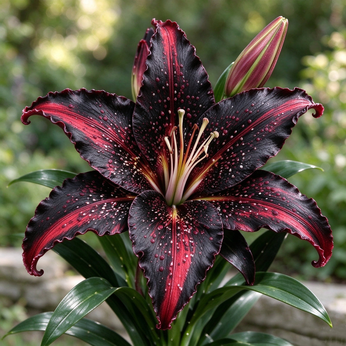 🌟 Rare Starfish Lily Bulbs – Stunning Multicolor Star-Shaped Blooms
