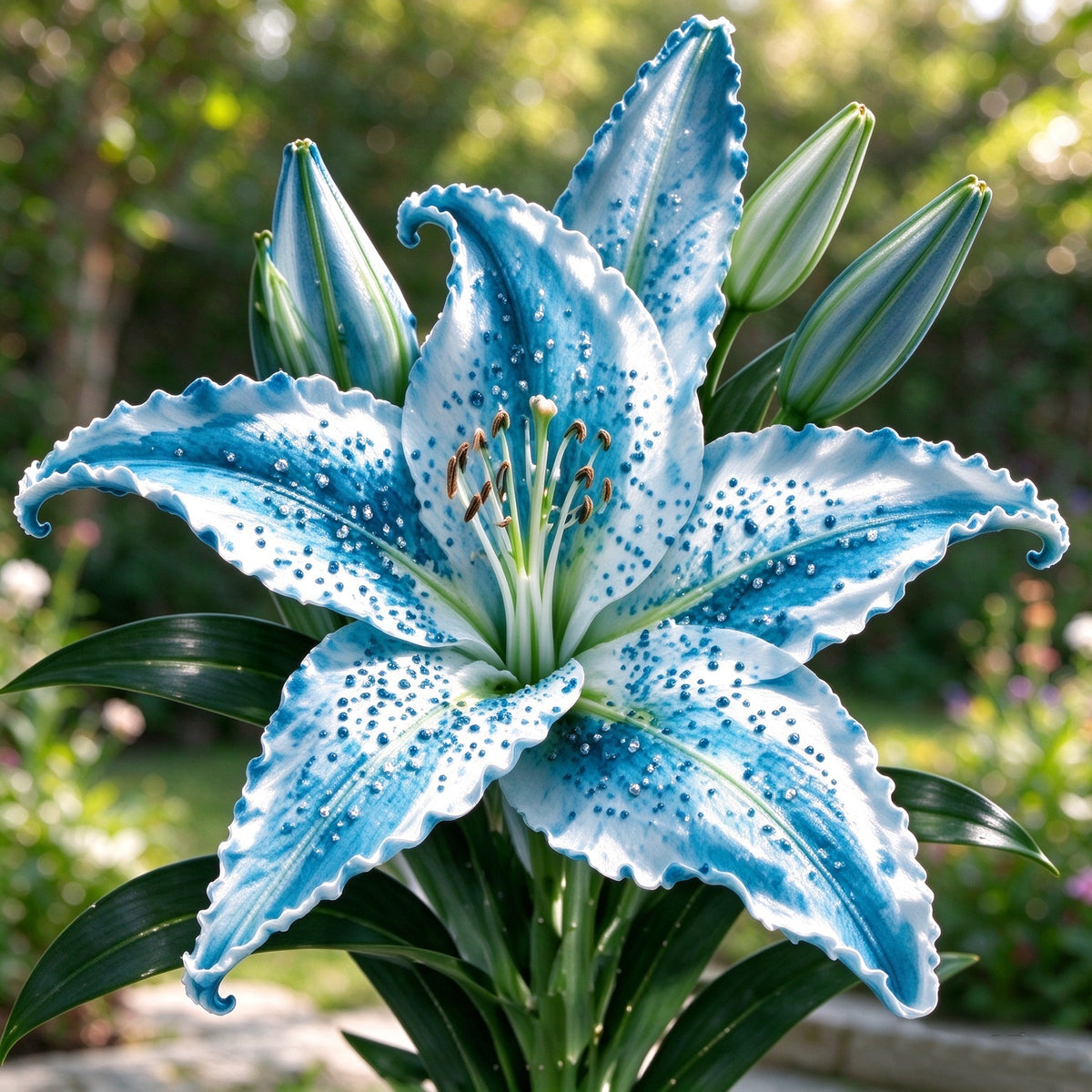 🌟 Rare Starfish Lily Bulbs – Stunning Multicolor Star-Shaped Blooms
