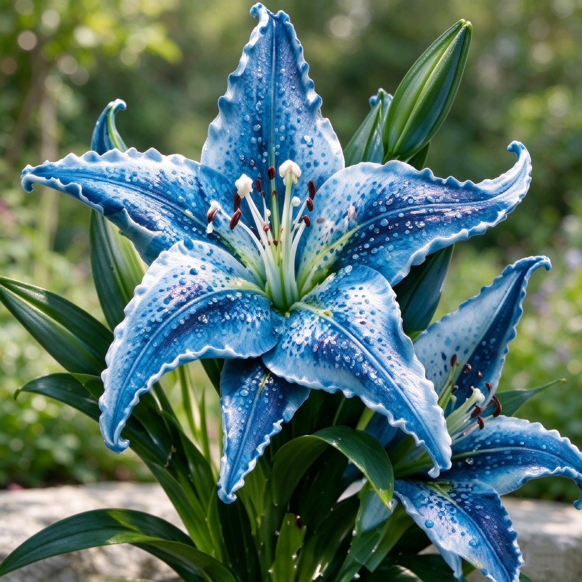 🌟 Rare Starfish Lily Bulbs – Stunning Multicolor Star-Shaped Blooms