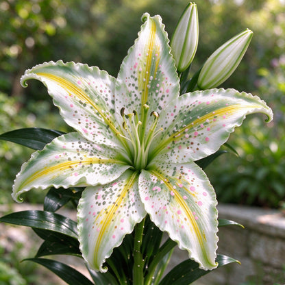 🌟 Rare Starfish Lily Bulbs – Stunning Multicolor Star-Shaped Blooms