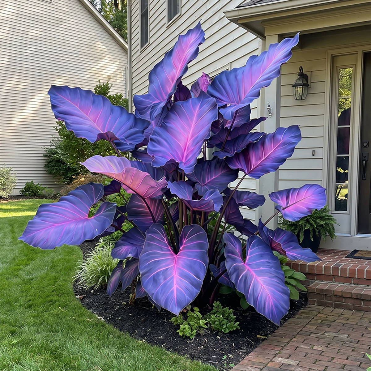 🔥 Premium Giant Caladium Bulbs 🌿🌈 Easy Care & Cold Hardy &Giant Leaves