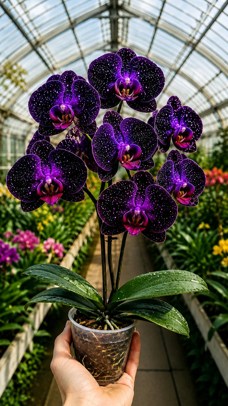 🌌🌸 Rare Galaxy Orchid Bulb— Bring Cosmic Beauty to Your Garden