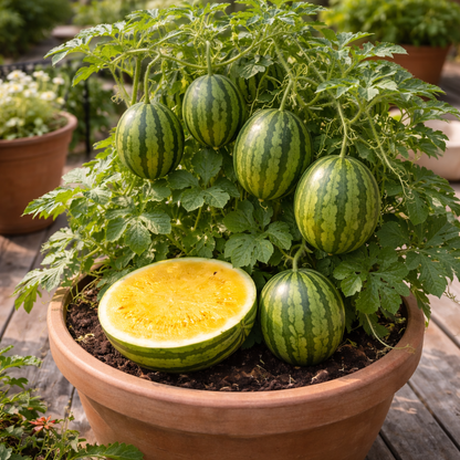 🍉Mini Watermelon Garden – Grow It at Home 🍉