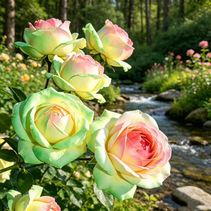 🌹Gradient Pearl Roses Seeds – Multi/Two-Tone Bloom Magic🌈