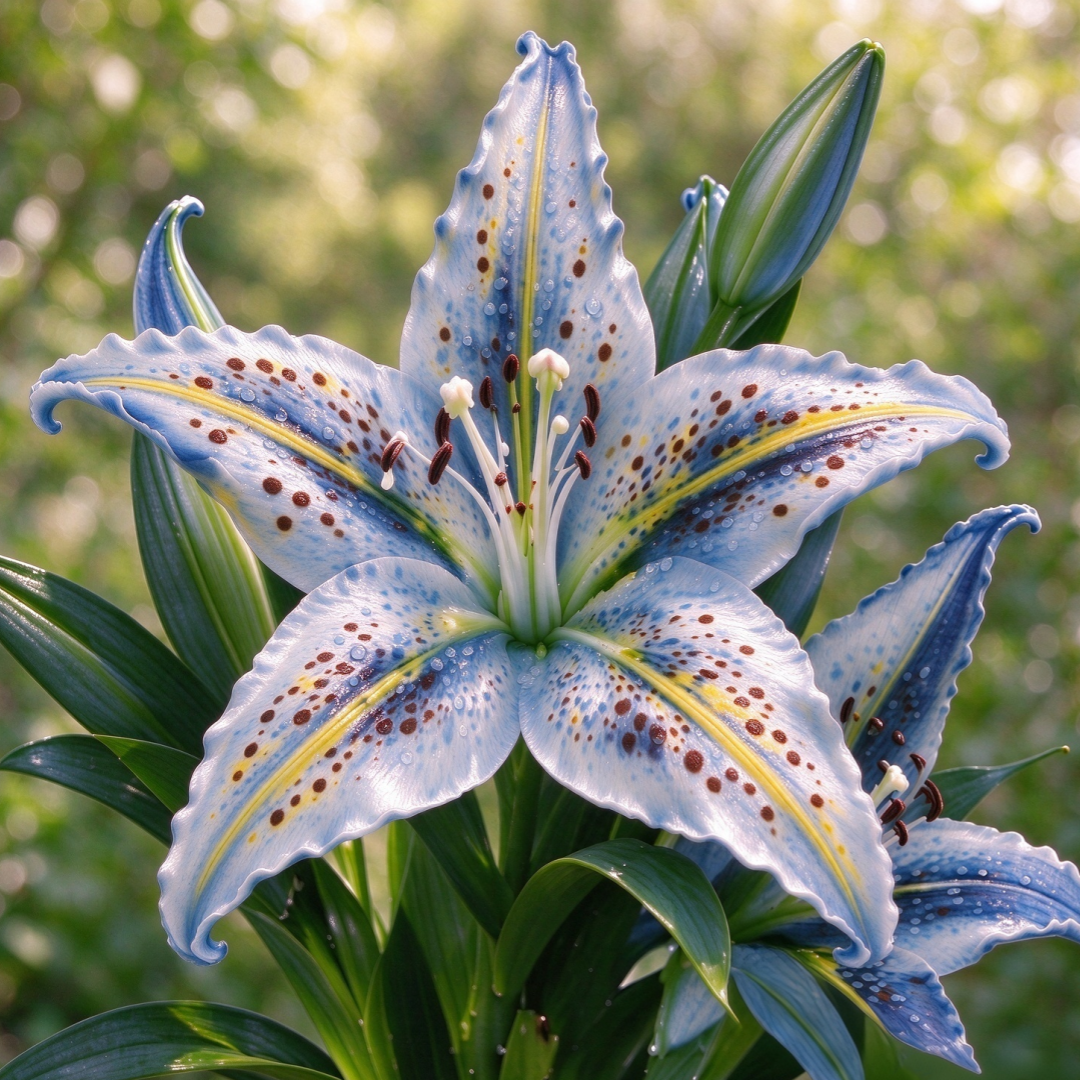 🌟 Rare Starfish Lily Bulbs – Stunning Multicolor Star-Shaped Blooms