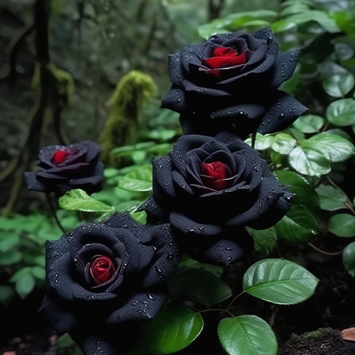 Rare Black And Red Rosehip Seeds