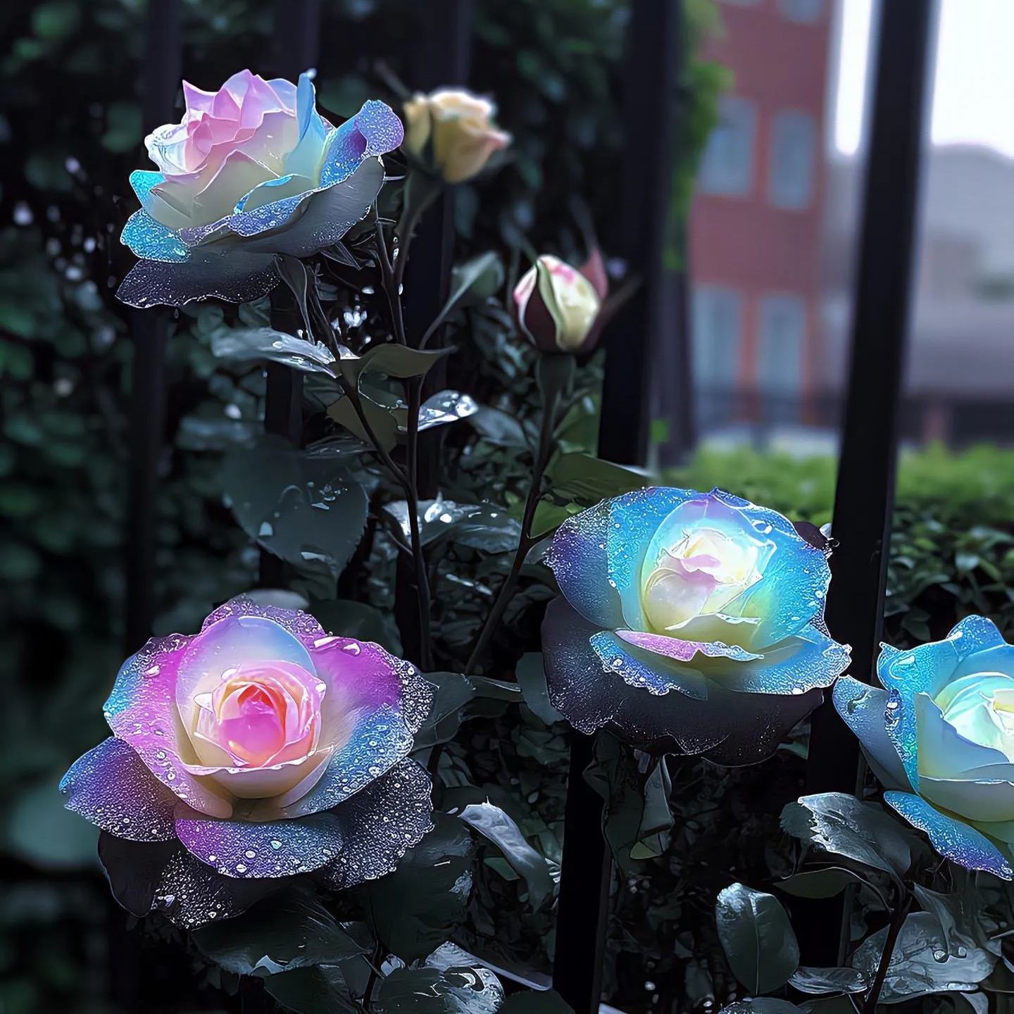 Rare Gallus Tricolor Rose Seeds