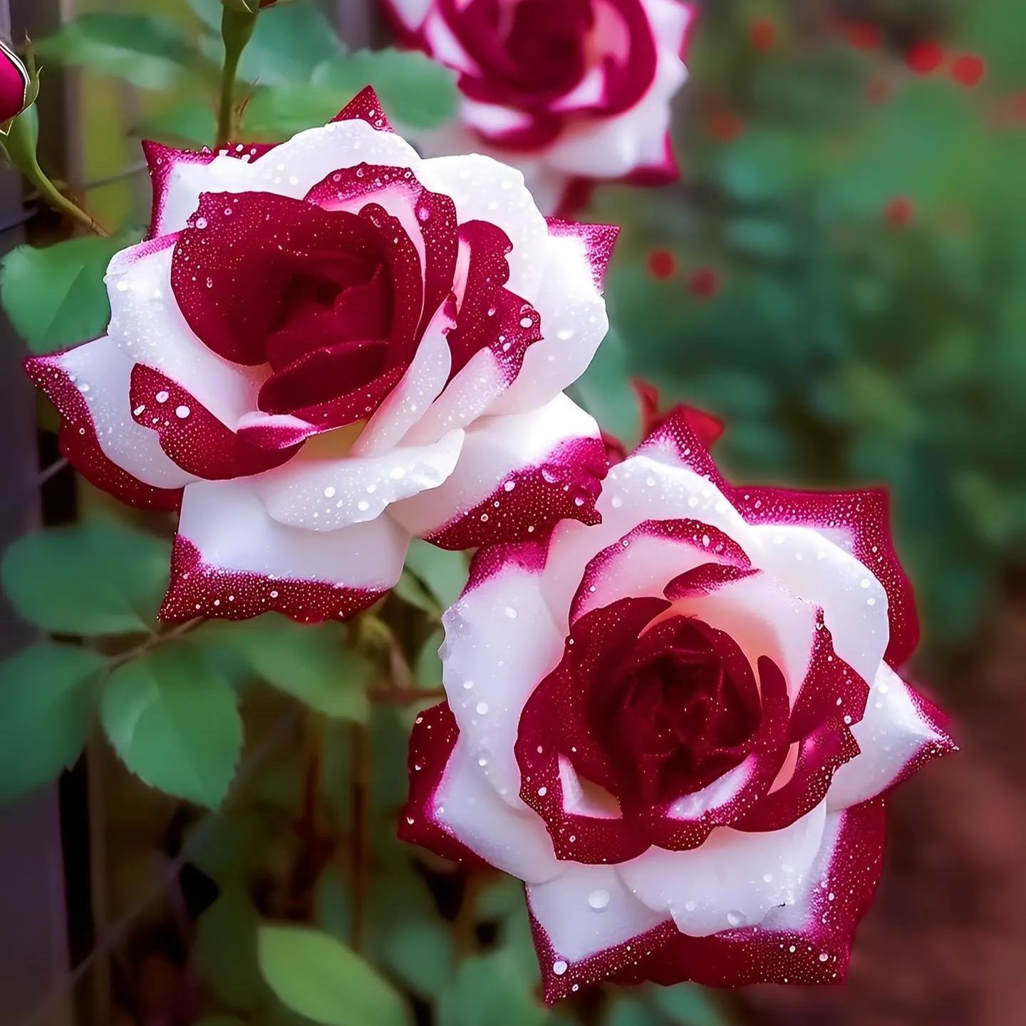 🎉Limited time discount🌞Black and White Cruella Twin Roses Seeds