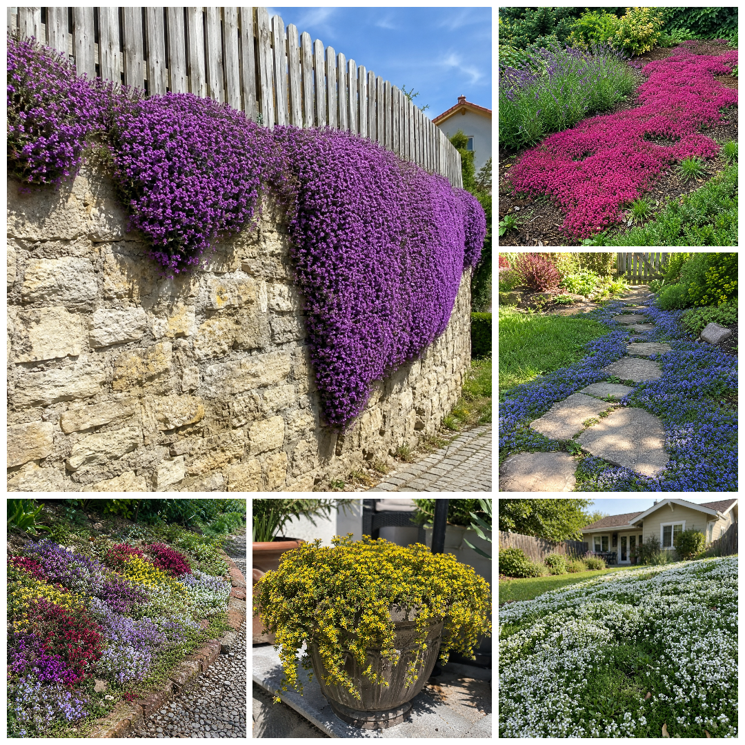 💐 Creeping Thyme Seeds – Vibrant Multi-Color Blooms & Natural Ground Cover